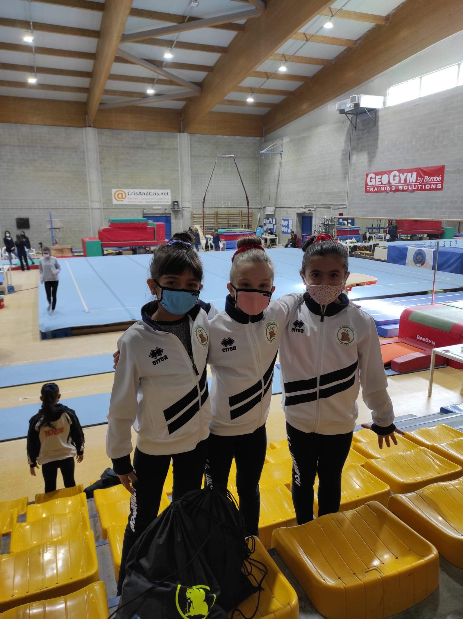 Le tre ginnaste in gara a Torino per la seconda prova del Campionato